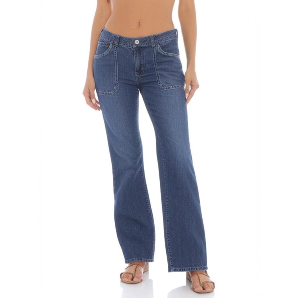 TOMMY HILFIGER Jeans Womens Size 4 Medium Blue Carpenter Workwear